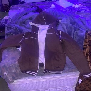 Orb Brown Hooded Jacket for Women